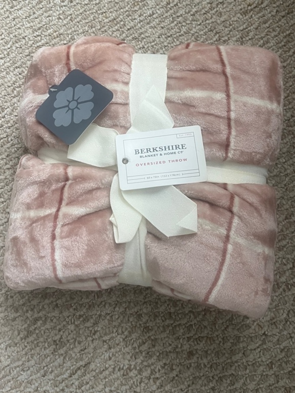 Berkshire Plush Oversized Throw Blanket